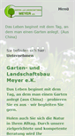 Mobile Screenshot of gala-bau-meyer.com